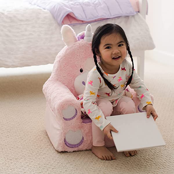 Soft Landing Fox Sweet Seats | Premium Character Chair with Carrying Handle & Side Pockets – Orange