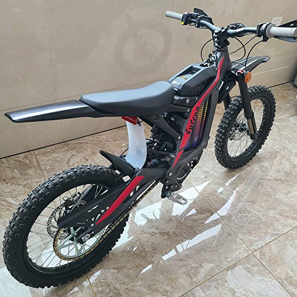 Modified Extended Longer Rear Fender FIt to Sur-Ron Light Bee X And S. Extra Long Dirt Pit Mudguards for SURRON. black