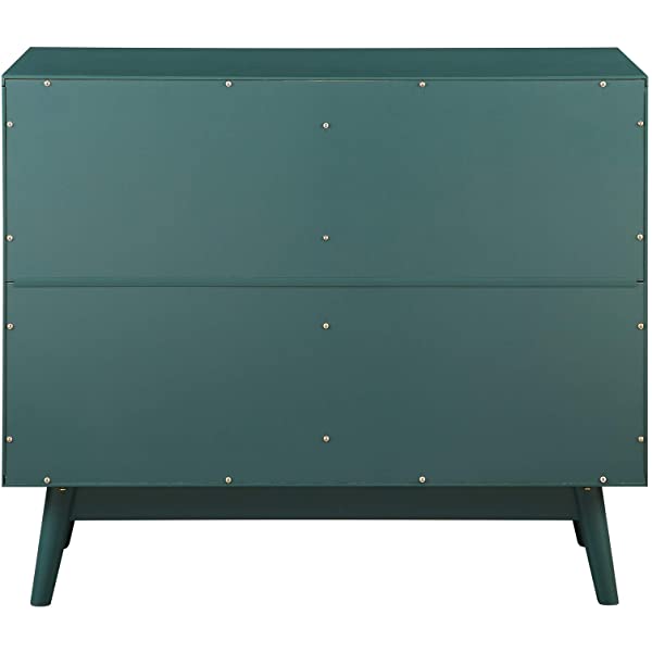 Walker Edison Charlotte Classic Glass Door Storage Buffet, 52 Inch, Espresso Espresso 52 Inch