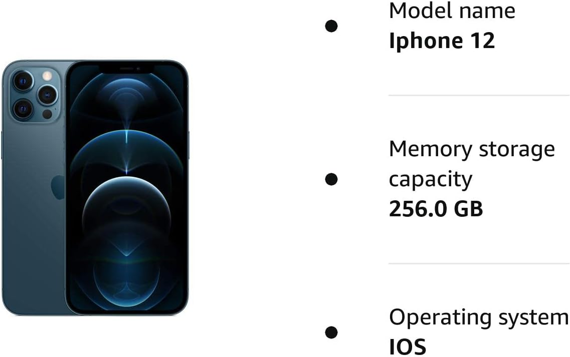 Apple iPhone 12 Pro Max, 128GB-Unlocked