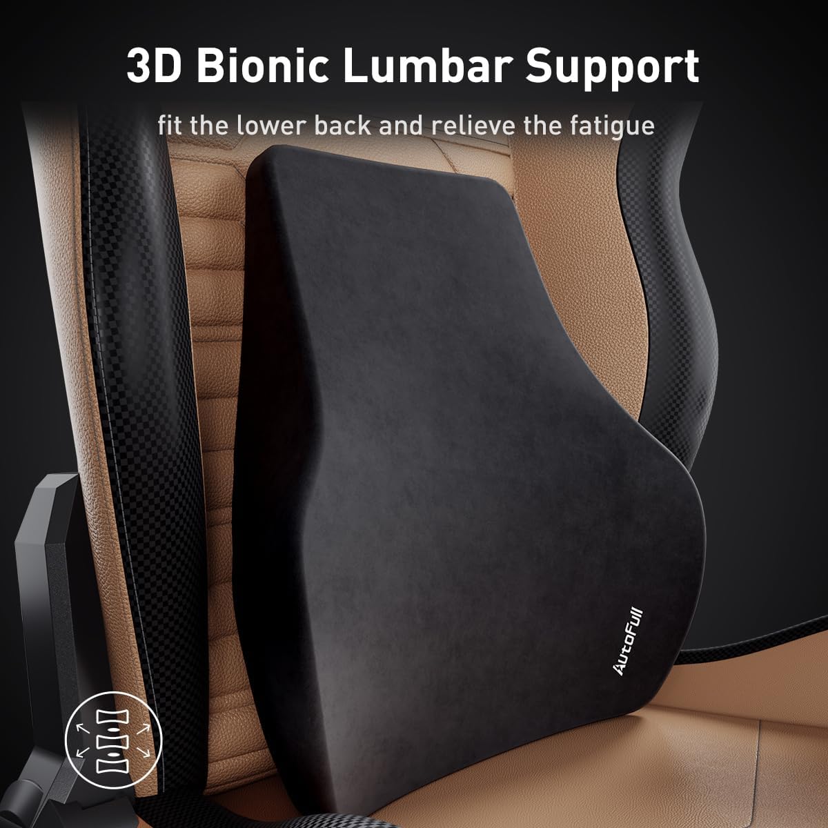 AutoFull C3 Gaming Chair Ergonomic Office Chair with 3D Bionic Lumbar Support, Racing Style Premium PU Leather Computer Chair Gamer Chairs with Footrest and Headrest(3-Years Warranty)