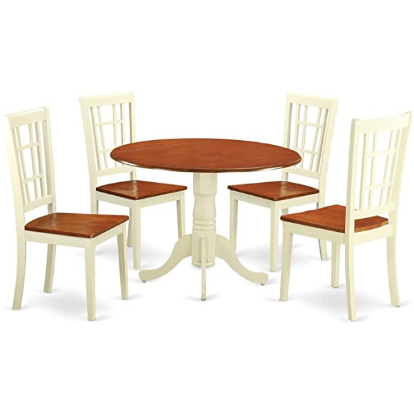 5 PC Dining room set -Table and 4 Dining Chairs Dlni5-blk-lc
