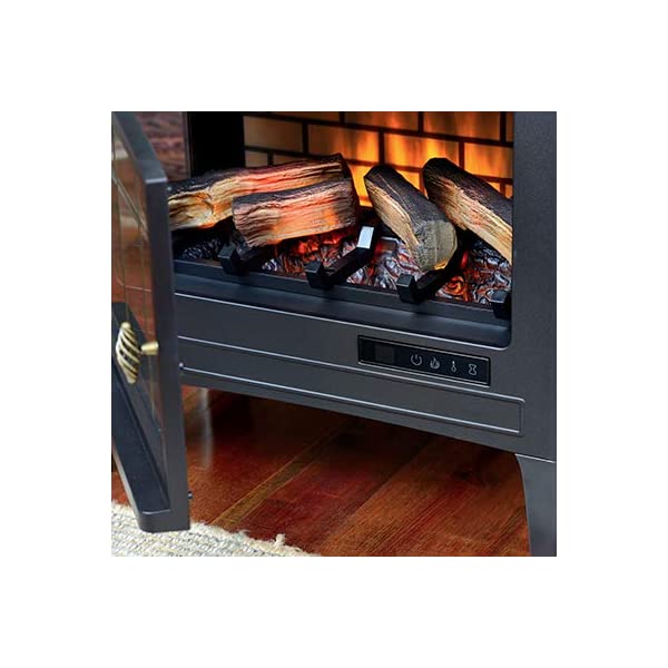Duraflame 3D Infrared Electric Fireplace Stove with Remote Control - Portable Indoor Space Heater - DFI-5010 (Black)