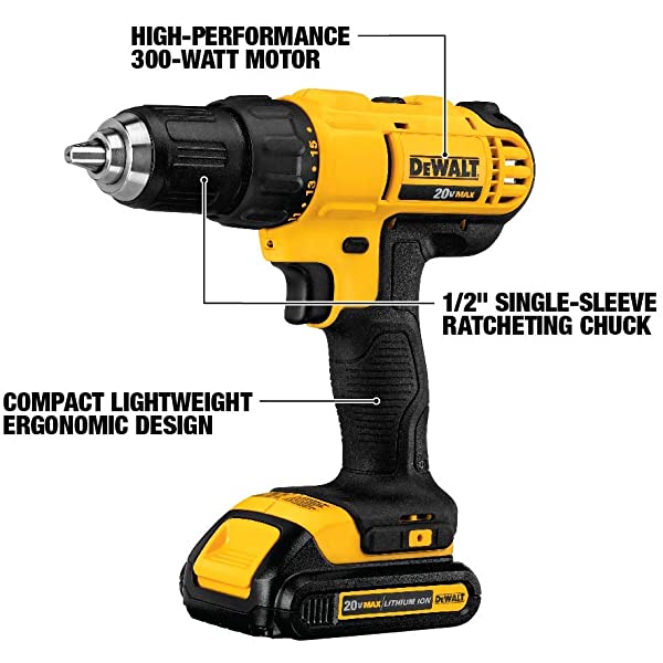 DEWALT 20V Max Cordless Drill Combo Kit, 10-Tool (DCK1020D2) 20V 10-Tool Combo Kit Kit