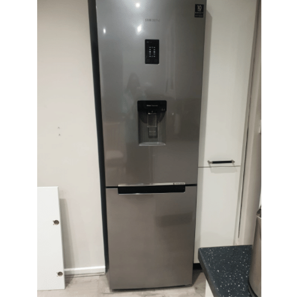 Refrigerator Freezer (Freestanding, Graphite, Metal, Upright, LED, Glass, 308L) - A+