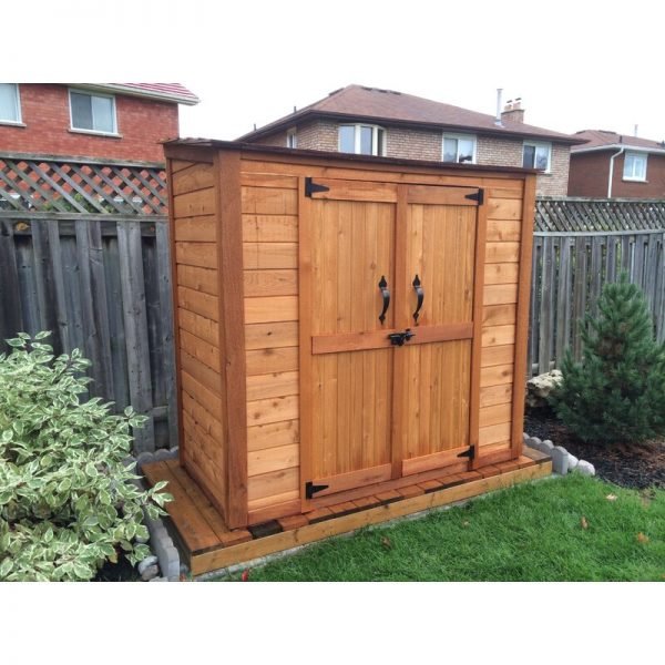Grand Garden Chalet 6 ft. W x 3 ft. D Solid wood tool shed