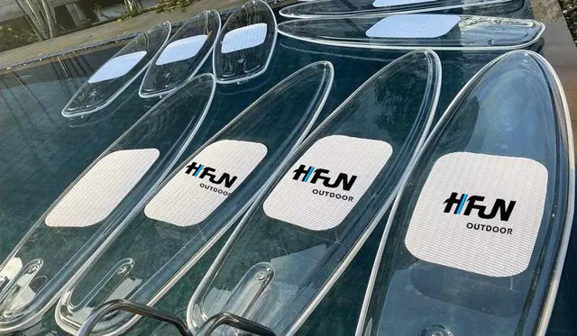 【Sports&Outdoors】3m Crystal Transparent Clear Sup Paddle Board Stand up Surfboard