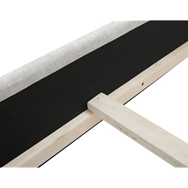 Jennifer Taylor Home Marcella Collection Queen Wingback Tufted Hand-Applied Nail Heads Upholstered Bed, Antique White Antique White Queen