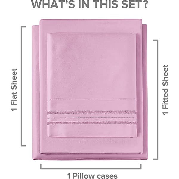 Queen Size Sheet Set - 4 Piece - Hotel Luxury Bed Sheets - Extra Soft - Deep Pockets - Easy Fit - Breathable & Cooling Sheets - Wrinkle Free - Comfy – Dark Grey Bed Sheets - Queens Sheets – 4 PC Queen Grey