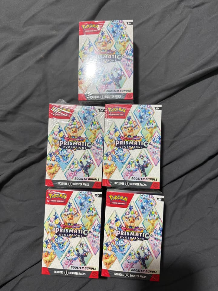 Pokemon TCG Prismatic Evolutions Booster Bundles