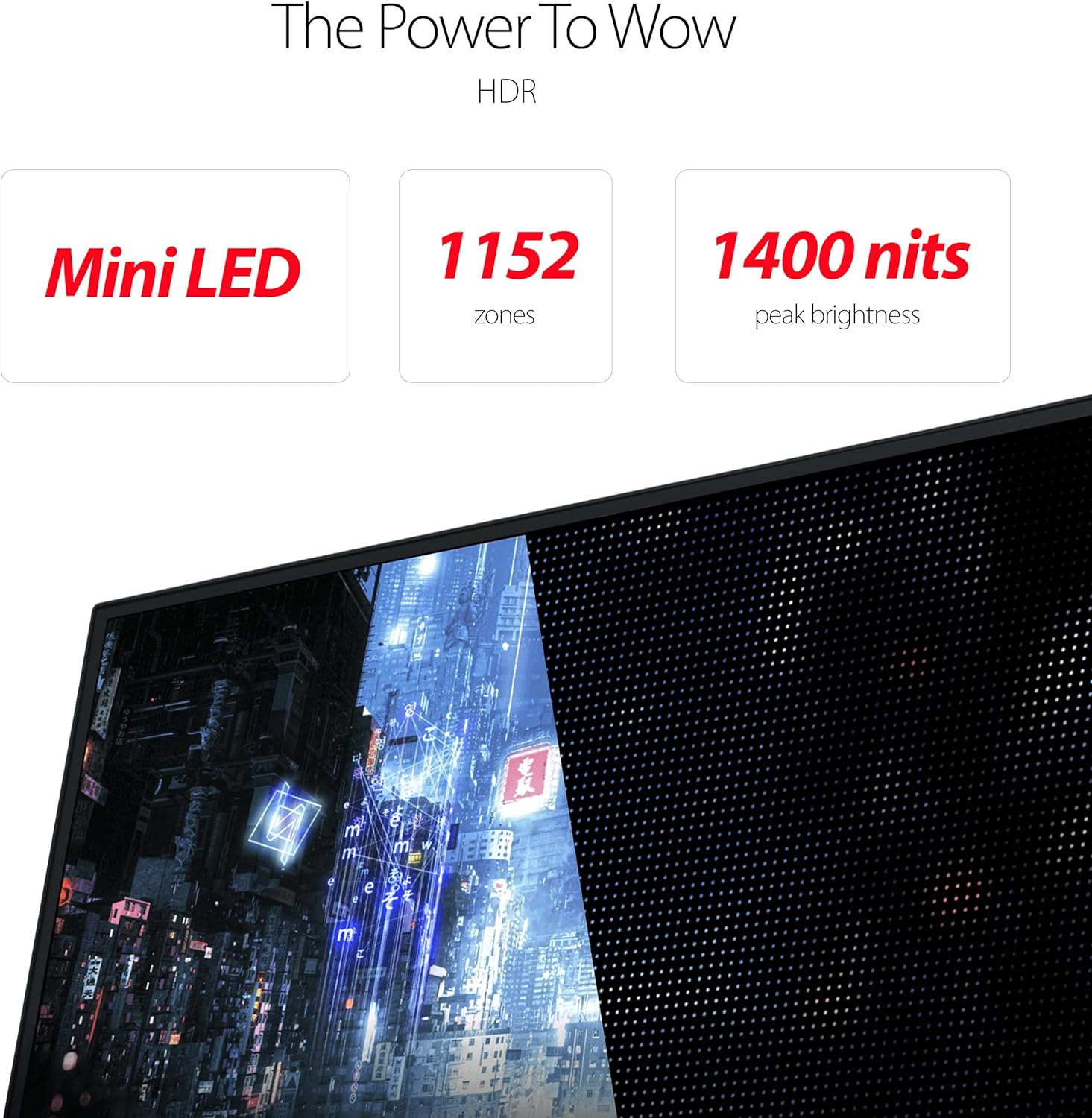 ASUS ROG Swift 32 inches 4K HDR 144Hz DSC Gaming Monitor (PG32UQX)