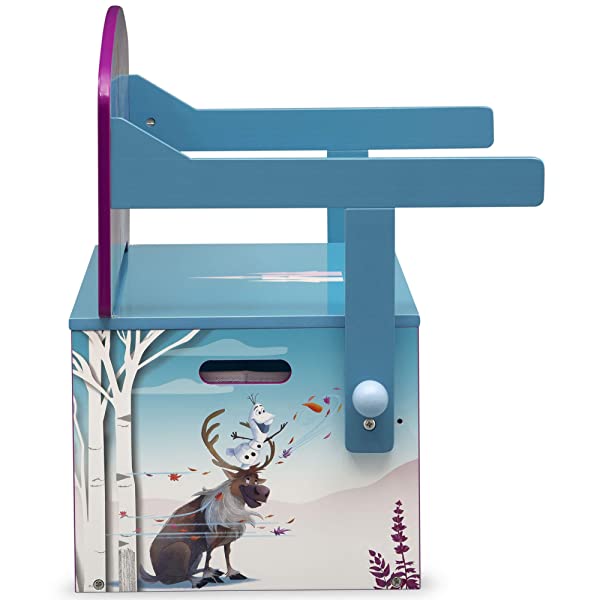 Delta Children MySize Kids Convertible Activity Bench, Bianca White Bianca White MySize