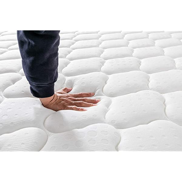 Vesgantti 10.2 Inch Twin XL Multilayer Hybrid Mattress, Bed in a Box, Medium Firm Plush Feel- Memory Foam and Pocket Spring - CertiPUR-US Certified/10 Year Guaranty Twin XL 10.2 Inch