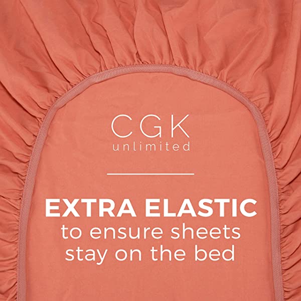 Queen Fitted Sheet - Single Fitted Deep Pocket Sheet - Fits Mattress Perfectly - Soft Wrinkle Free Sheet - 1 Fitted Sheet Only – Light Pink Queen Light Pink