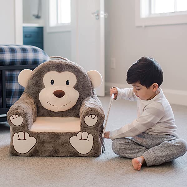 Soft Landing Fox Sweet Seats | Premium Character Chair with Carrying Handle & Side Pockets – Orange