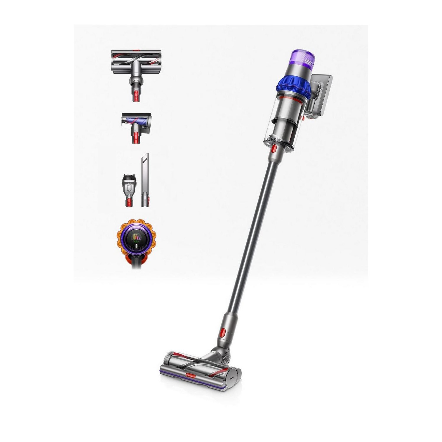 Dyson V15 Detect Kit Cordless Vacuum Cleaner with Floor Dok