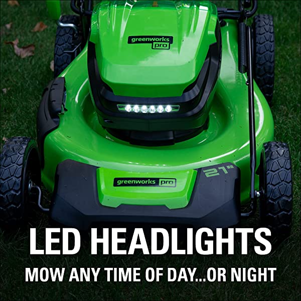 Greenworks Pro 80V 21 inch Cordless Push Lawn Mower, Includes Two 2Ah Batteries and Charger, GLM801601 (2) 2Ah Batteries Push