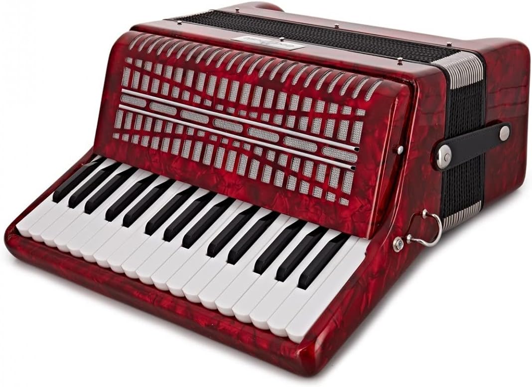 Piano Accordion with Carry Case and Shoulder Straps