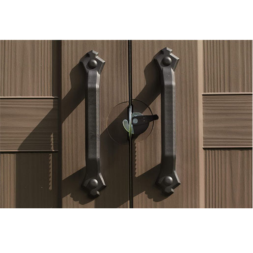 Keter Factor Outdoor Garden Storage Shed, Beige, 6 x 3 ft