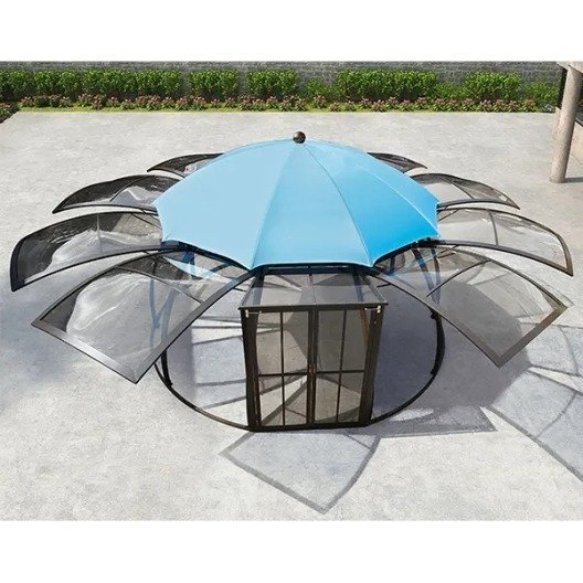Outdoor sunbathing tents
