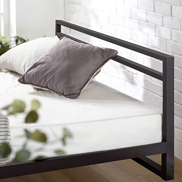 ZINUS Trisha Metal Platforma Bed Frame / Wood Slat Support / No Box Spring Needed / Easy Assembly, Full Full Standard Platform Bed Frame