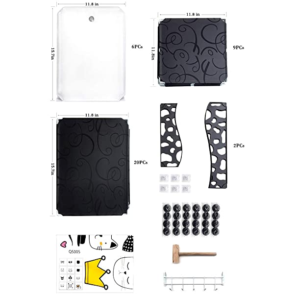 C.G Life 6-Tiers Stackable 24-30 pairs Freestanding Shoe Storage Cabinets with Adjustable Shelving,Black Shoe Shelf Organizer for Bedroom, Closet, Entryway, Dorm Room,Garage,Shoe Rack have 6 cubes