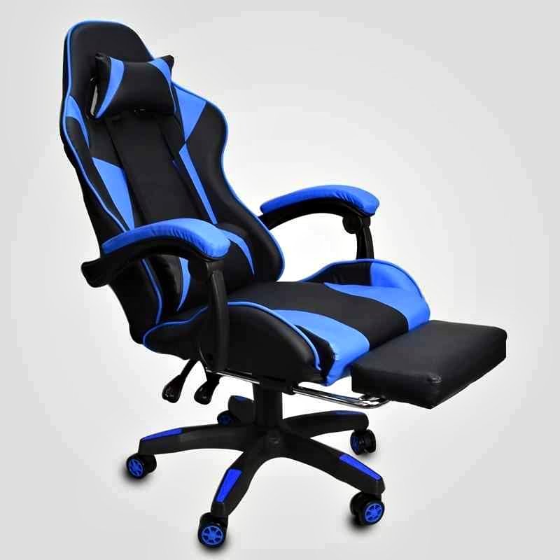 Gaming Chair Ergonomic Recliner Office Computer Desk Seat Swivel Footrest.