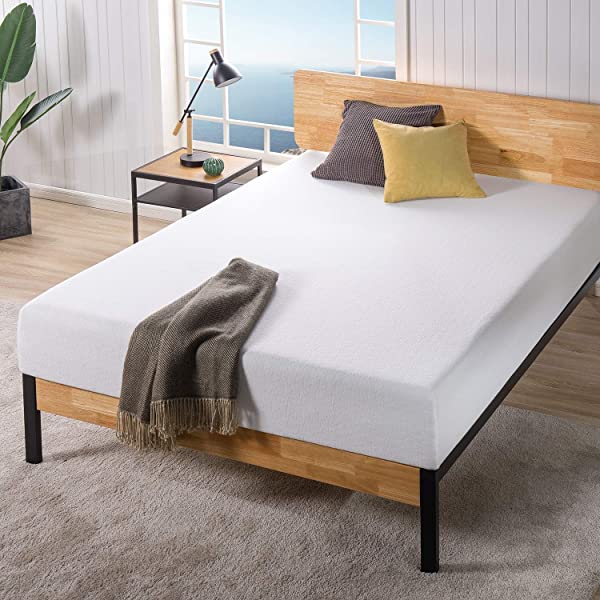 ZINUS Trisha Metal Platforma Bed Frame / Wood Slat Support / No Box Spring Needed / Easy Assembly, Full Full Standard Platform Bed Frame