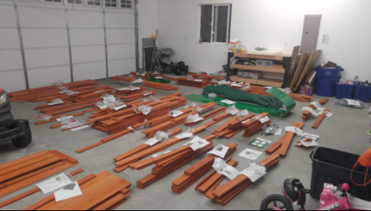 Backyard Discovery Skyfort II All Cedar Wood Swing Set