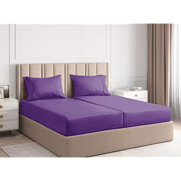 Queen Size Sheet Set - 4 Piece - Hotel Luxury Bed Sheets - Extra Soft - Deep Pockets - Easy Fit - Breathable & Cooling Sheets - Wrinkle Free - Comfy – Dark Grey Bed Sheets - Queens Sheets – 4 PC Queen Grey