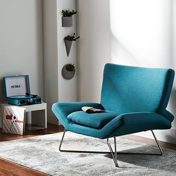 Amazon Brand – Rivet Farr Lotus Accent Chair, 39.8