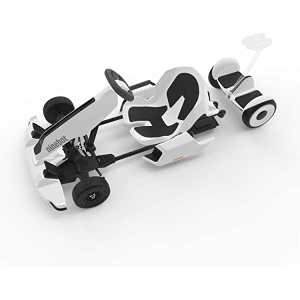 Segway Ninebot Electric GoKart Pro and Gokart Bundle, Outdoor Race Pedal Go Karting Car for Kids and Adults, Adjustable Length and Height, Ride On Toys Gokart Pro (with Ninebot S MAX)