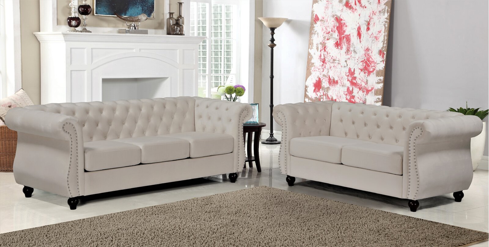 【Furniture】Felan 2 Piece Living Room Set