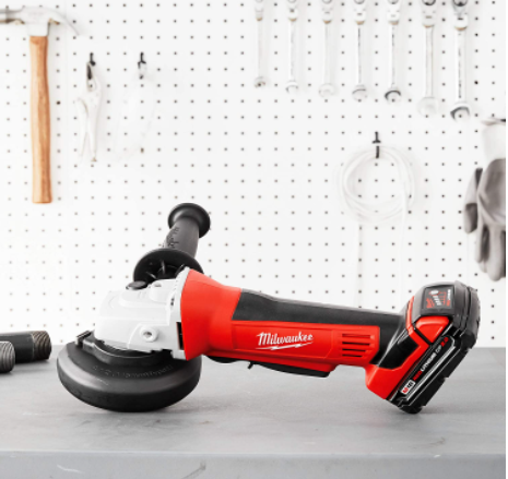 Milwaukee 2680-20 M18 18V Lithium Ion 4 1/2 Inch Cordless Grinder with Burst Resistant Guard and Paddle Switch Design