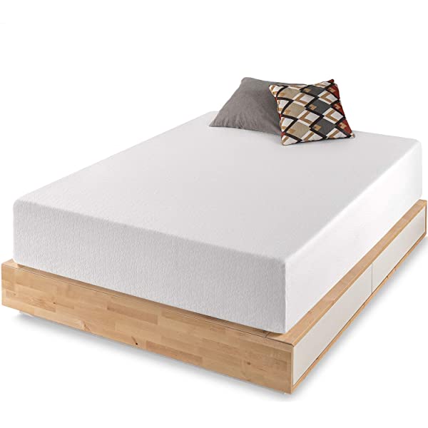 Best Price Mattress 10 Inch Memory Foam Mattress, Calming Green Tea Infusion, Pressure Relieving, Bed-in-a-Box, CertiPUR-US Certified, Full Full 10